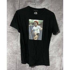 Bob Marley x American Eagle T-Shirt Small Black Graphic Tee